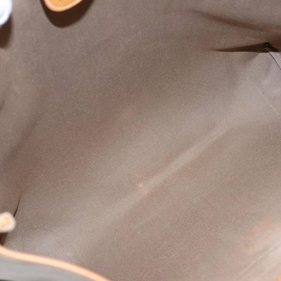 GUCCI Micro GG Canvas Web Sherry Line Tote Bag Beige Gold Auth kk337 - Picture 11 of 16